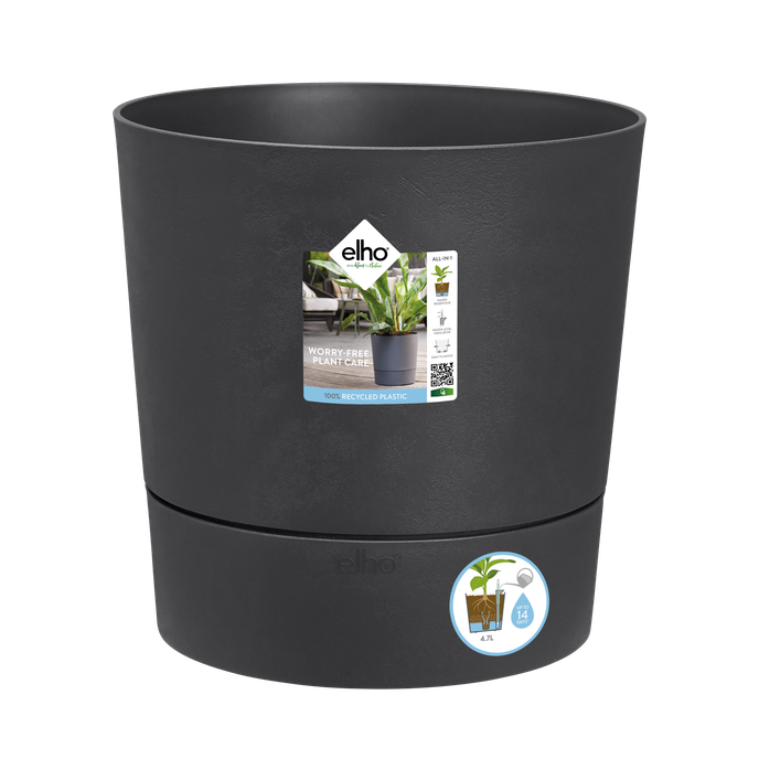 greensense aqua care rond 35cm gris charbon